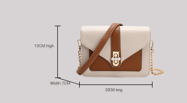 三颗心女包 stylish square bag