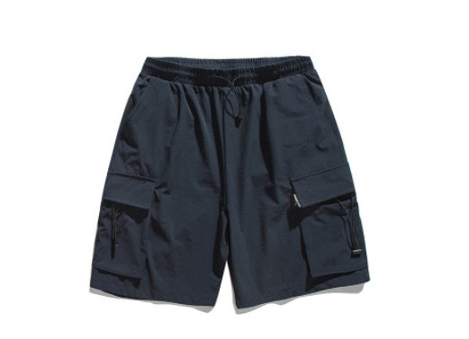 Trendy Multi-Pocket Shorts 1