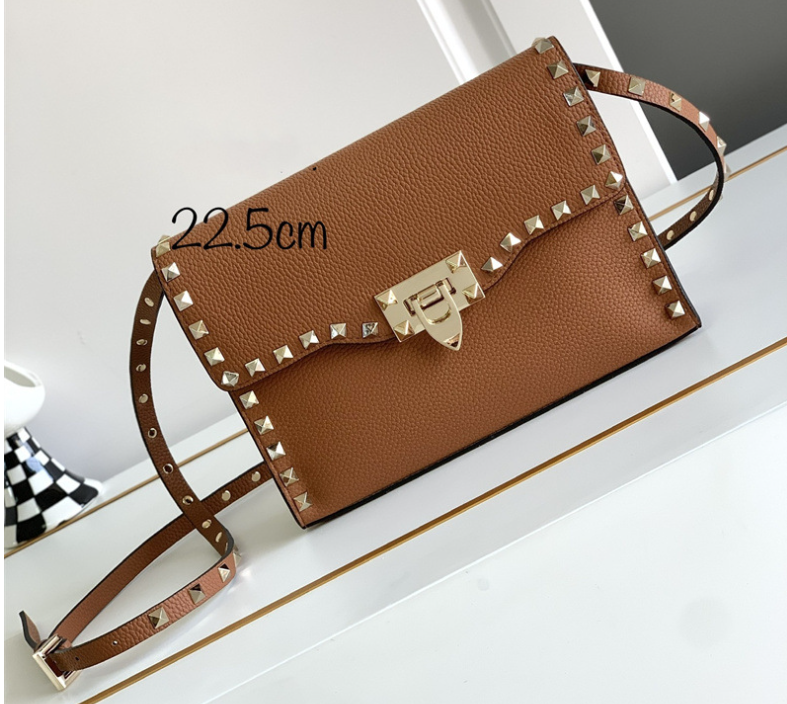 New Rivet Crossbody Bag - Silvery