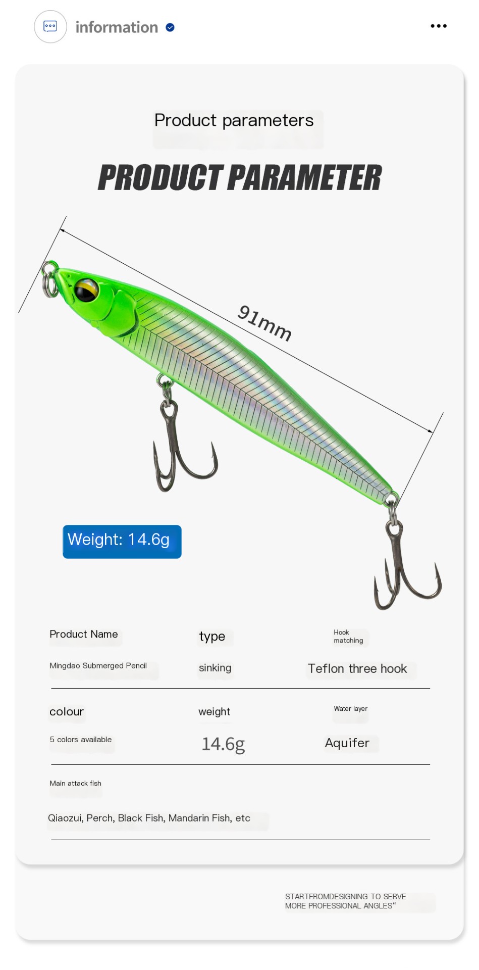 Jerkbait Lure