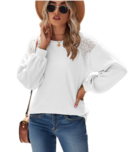 Women's Lace Long Sleeve Top 2