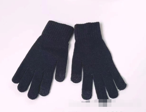 Winter Knitted Touchscreen Magic Gloves - Navy