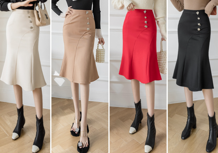 High-waisted Pencil Skirt