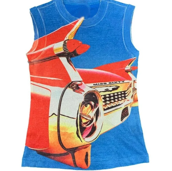 Stylish Design of Printed Car Tank Top