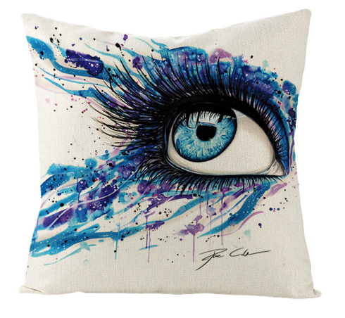 Linen cushion cover
