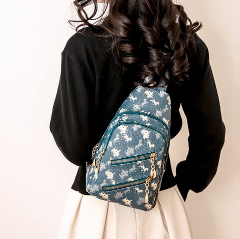 Retro College Style Backpack Beige