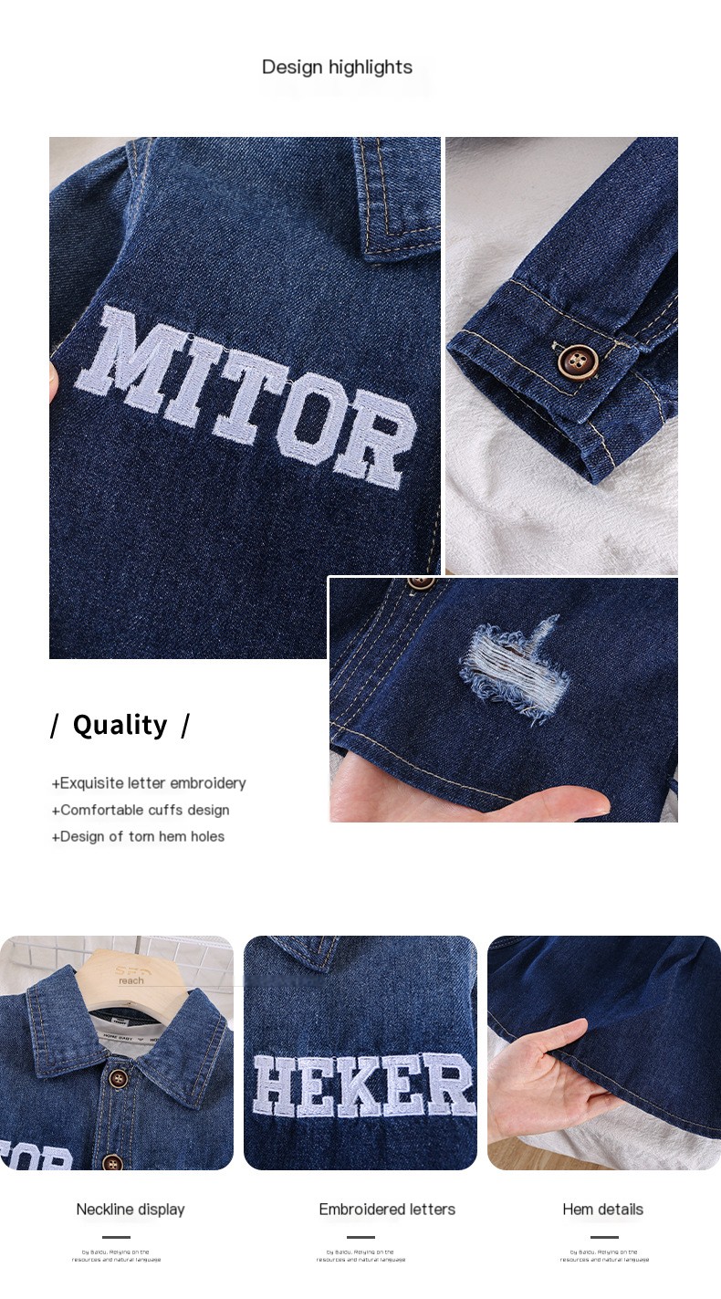Denim Shirt Image 4