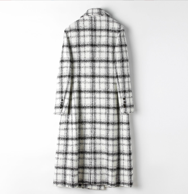 Women's Loose Retro Woolen Coat Image 3