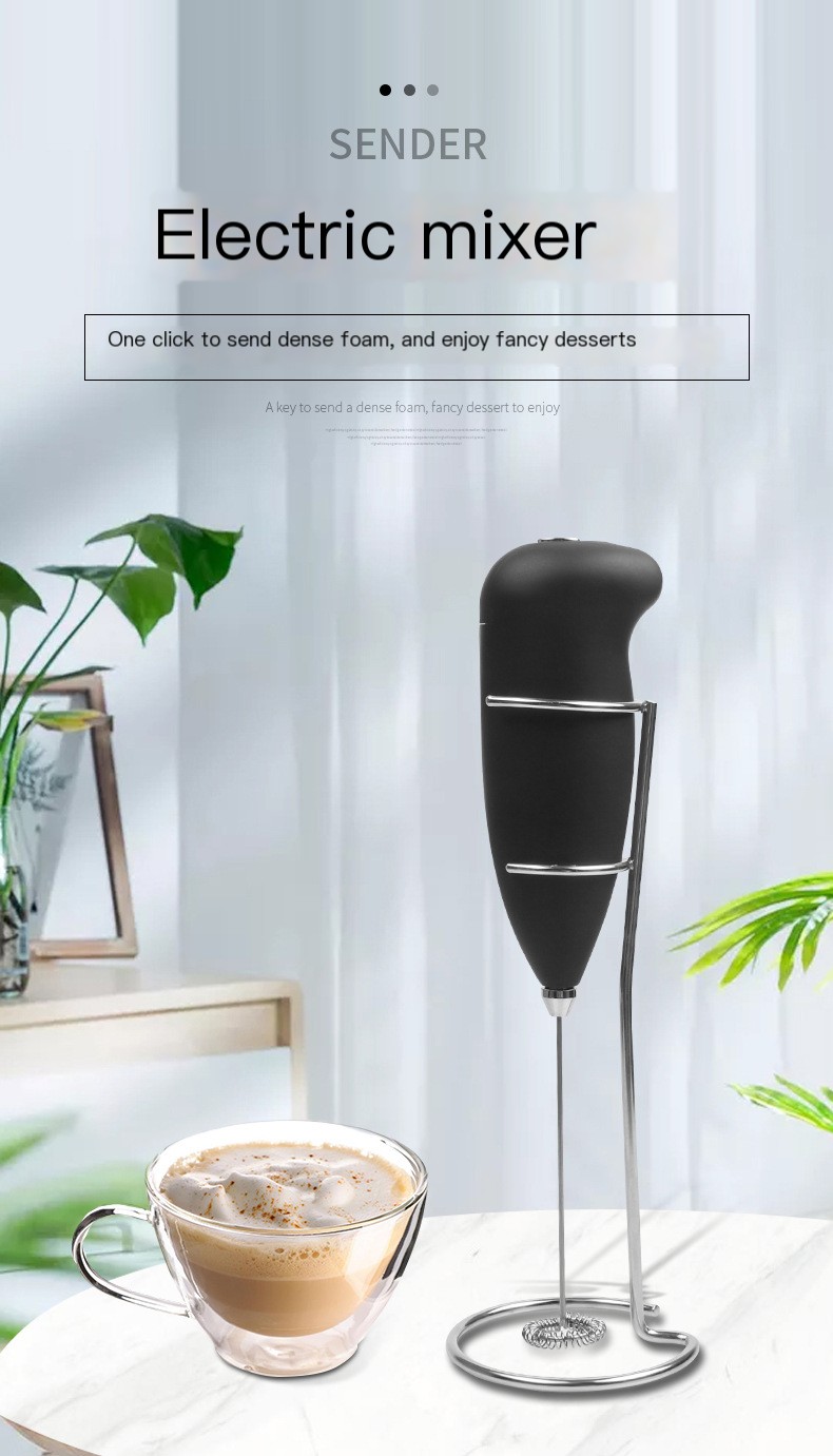 Electric Milk Frother Green