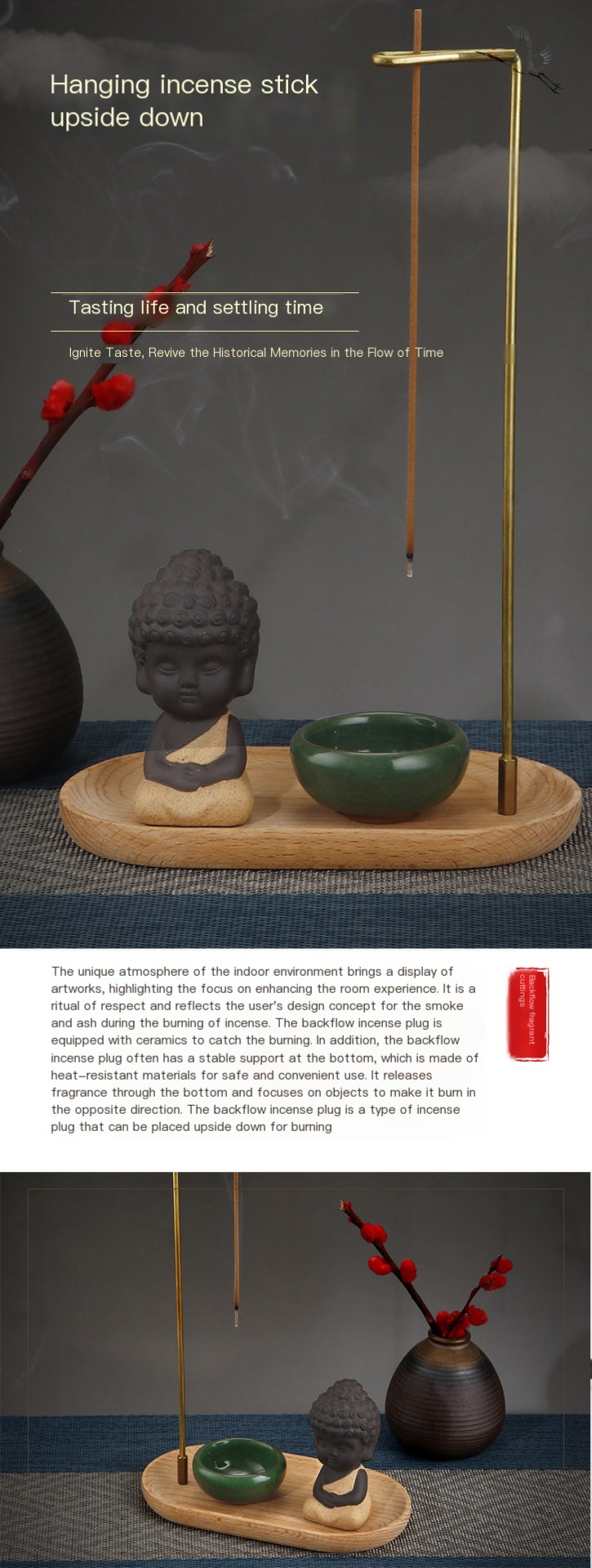 Reverse Flow Incense Insert Set 1