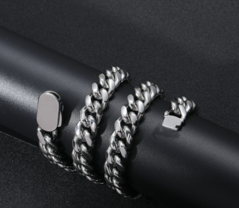 Men's Hip-hop Trend Metal Thick Chain Accessory Bracelet