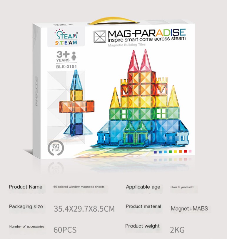 Montessori Magnetic Tiles