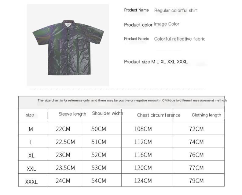 Reflective Short Sleeve Shirt - Image 1