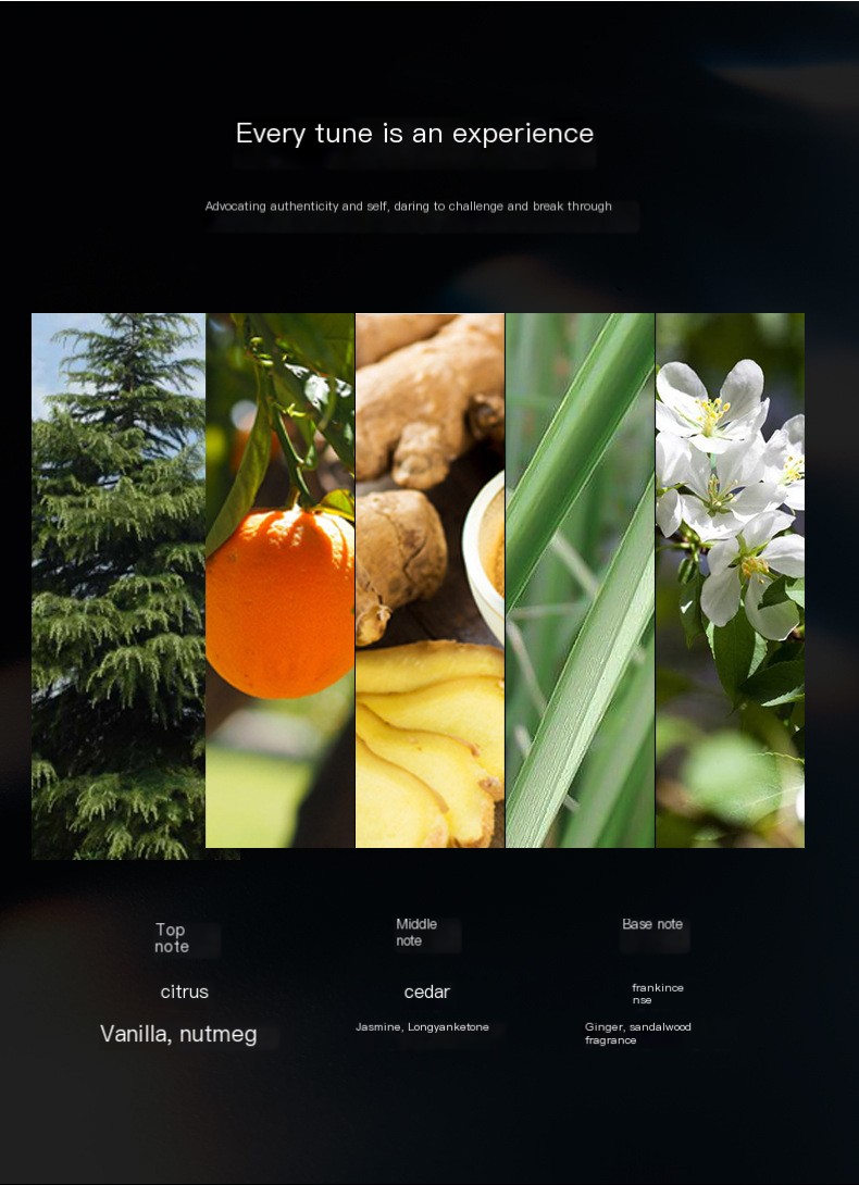 Azure Men's Perfume Label