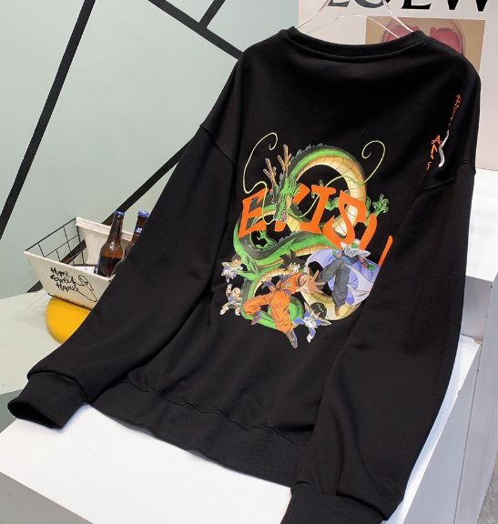 Cartoon Plus Velvet Pullover - Image 2