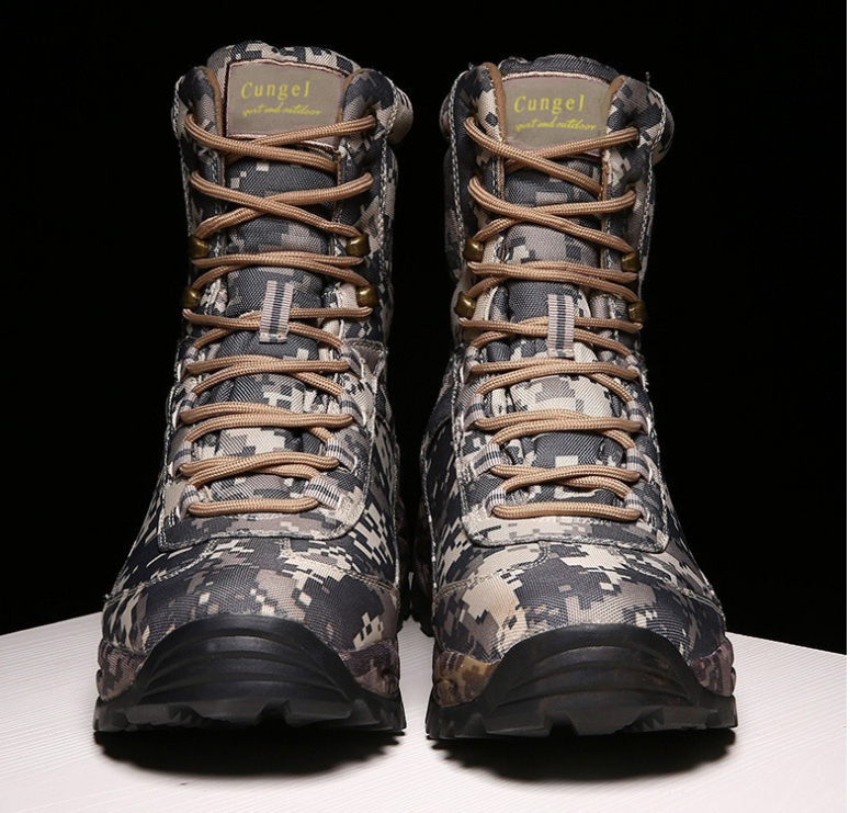 Men's High Top Waterproof Hiking Shoes - Image 2