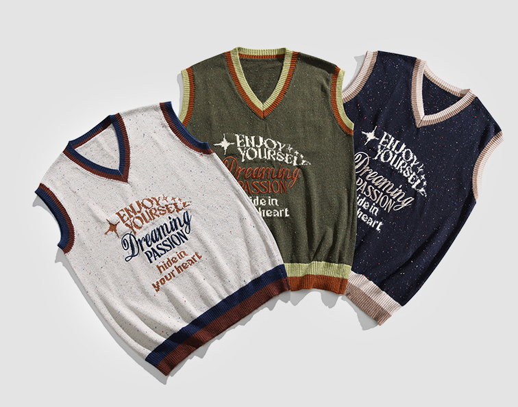 Letter Sweater Vest Image 1