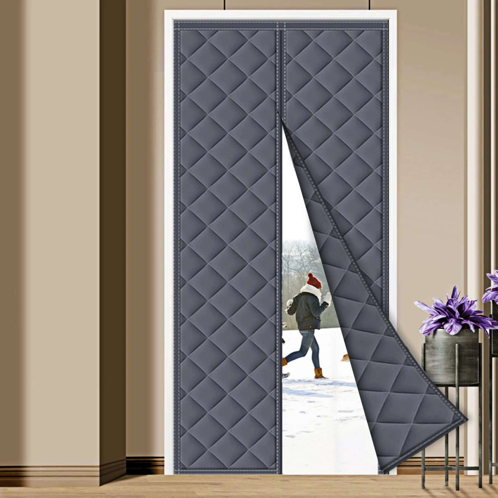 Magnetic Thermal Door Curtain