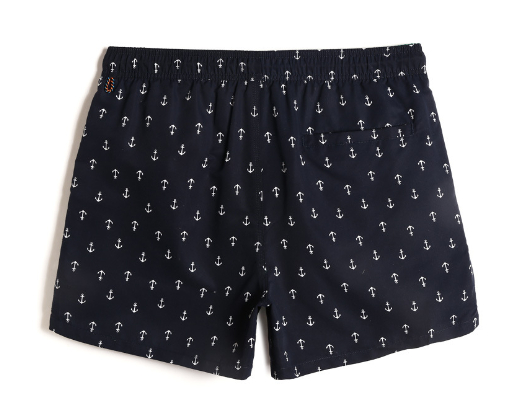 Loose Anchor Print Shorts Image 1