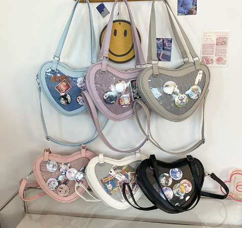 Women's Fashion Love Shape Shoulder Crossbody Bag - Image 1