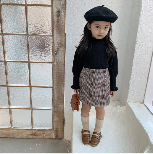 Girls' Fungus Ruffle Collar Sweater Image 1