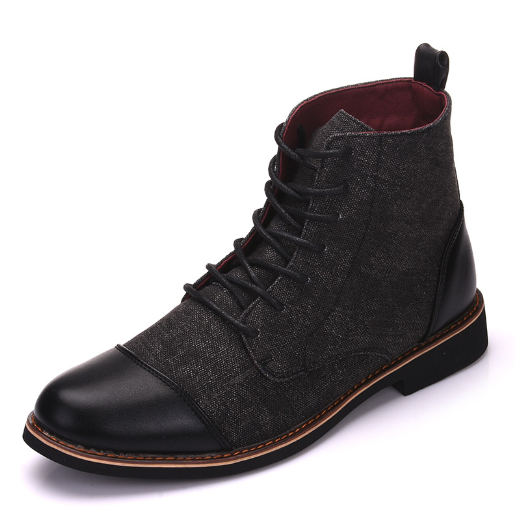 Men's Leather Boots Image 2