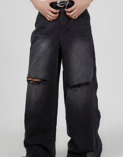 Loose Straight Casual Wide Leg Trousers Image 2