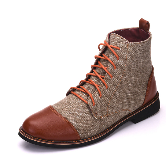 Men's Leather Boots Image 4