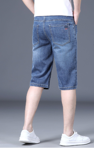 Plus Size Urban Trend Men's Summer Stretch Overalls Image 5