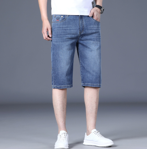 Plus Size Urban Trend Men's Summer Stretch Overalls Image 3