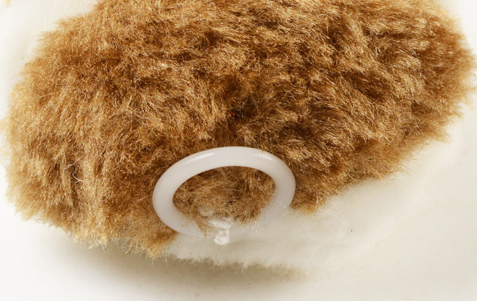 Simulation Mechanical Mouse Toy Brown Detail
