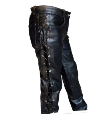 Designer Zip Black Roxed Pants Denim Image 4