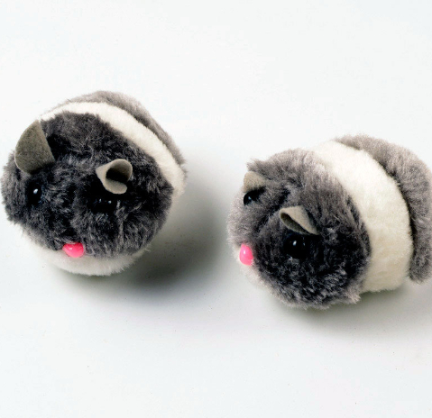 Simulation Mechanical Mouse Toy Grey