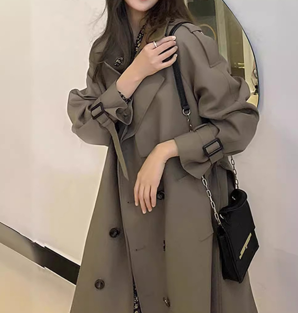 Trendy Trench Coat Image 4
