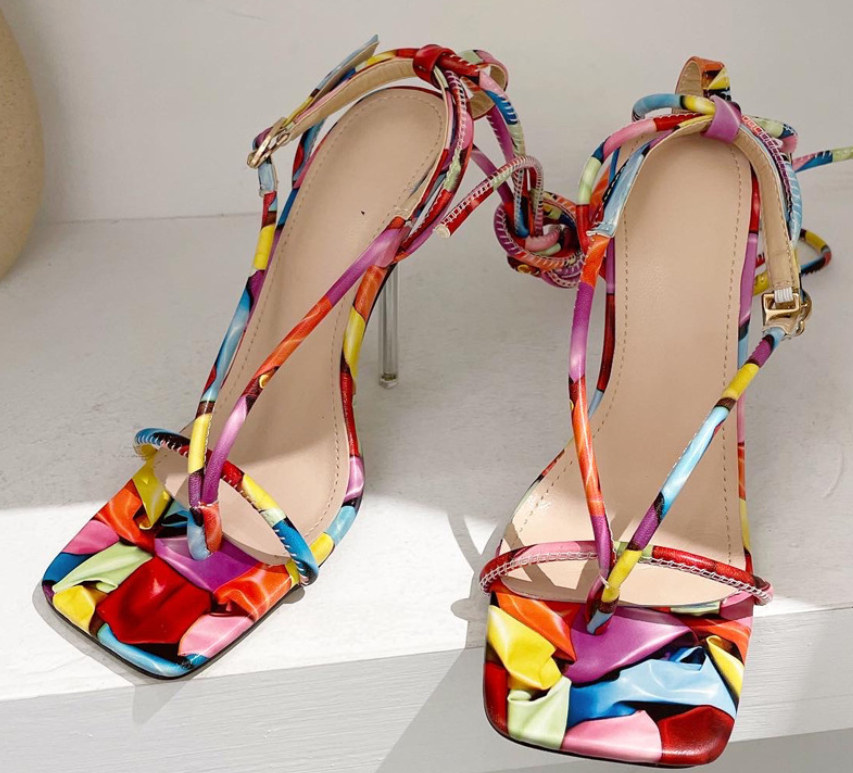 Stiletto Sandals in different angles