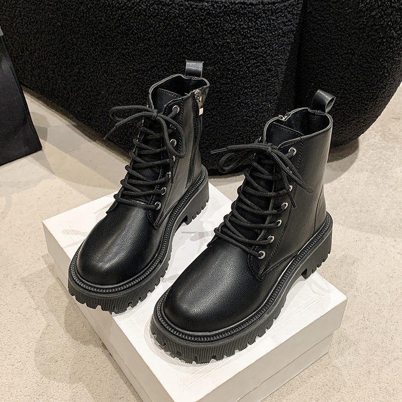 Thick-soled Motorcycle Boots
