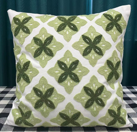 Chenille Jacquard Throw Pillow - Image 4