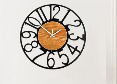 Real Shell Nordic Clock