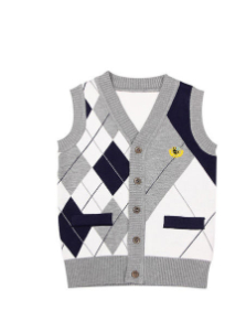 Children's Knitted Vest Details