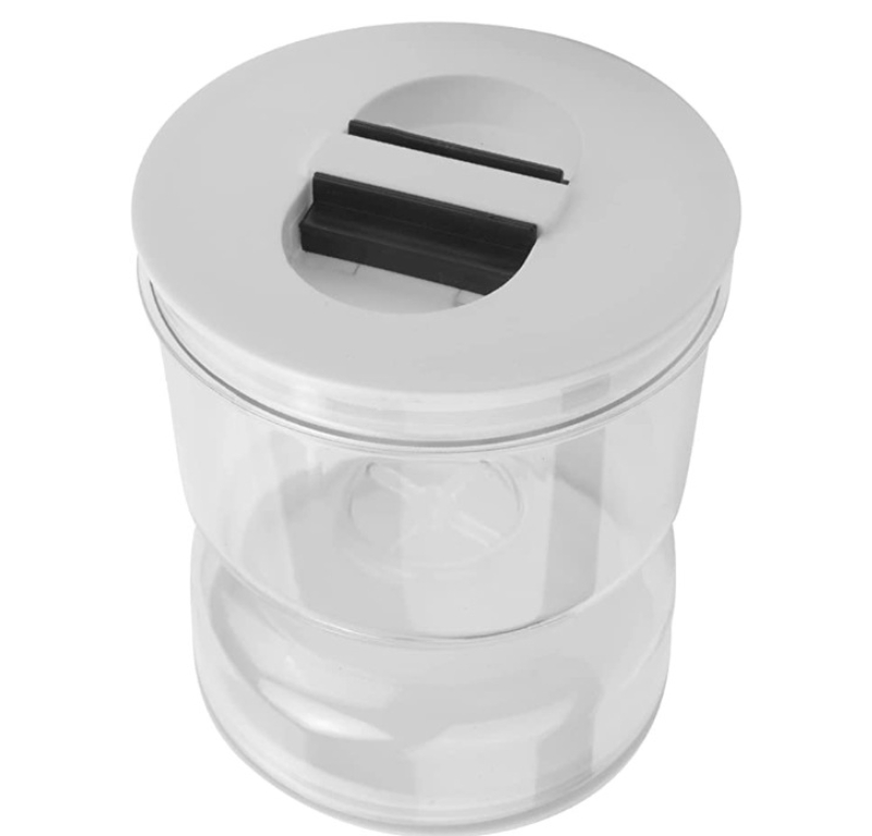 Pickle Container Wet And Dry Separation Olive Jar Leakproof Pickle Jar with Strainer Reusable Pickle Container for Food Storage