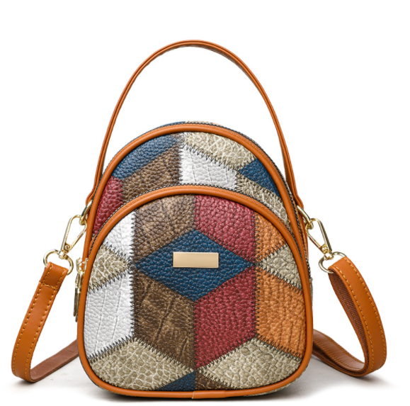 Summer Women's Leather Fashion Travel Backpack 2