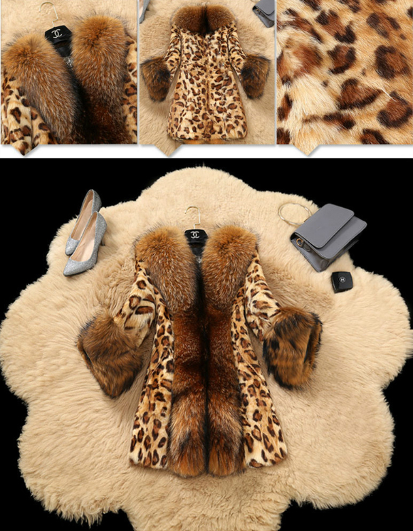 Leopard print coat image 2