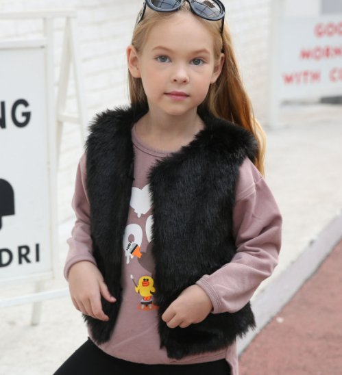 White Fur Vest