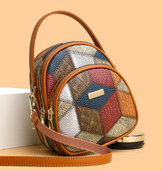 Summer Women's Leather Fashion Travel Backpack 3