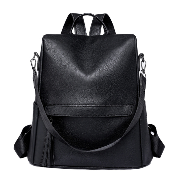 Women's Soft Leather Large-capacity Anti-theft Backpack - Image 2