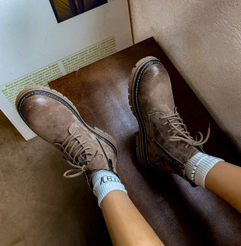 El Capo Leather Boots - Detail View