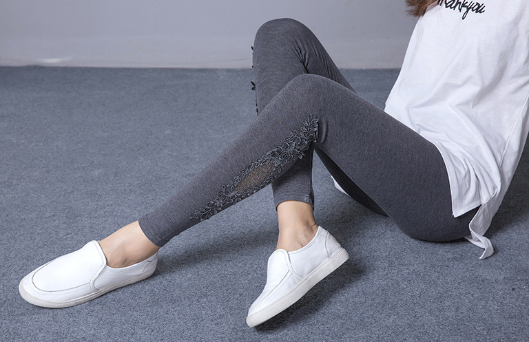 Close-up of leggings