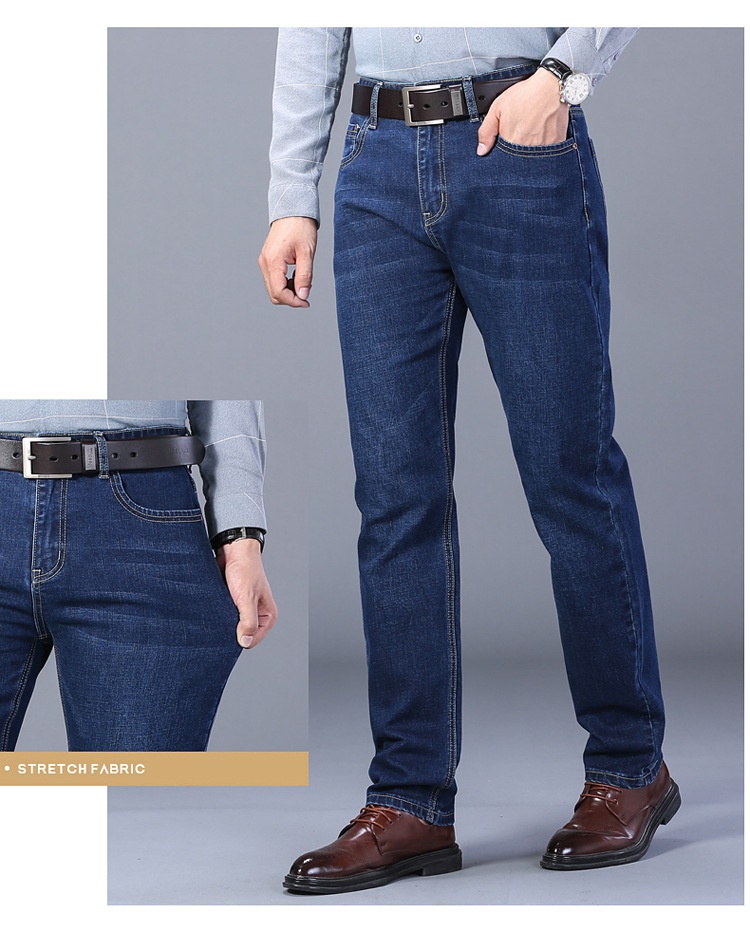 Korean Men's Straight Jeans 3