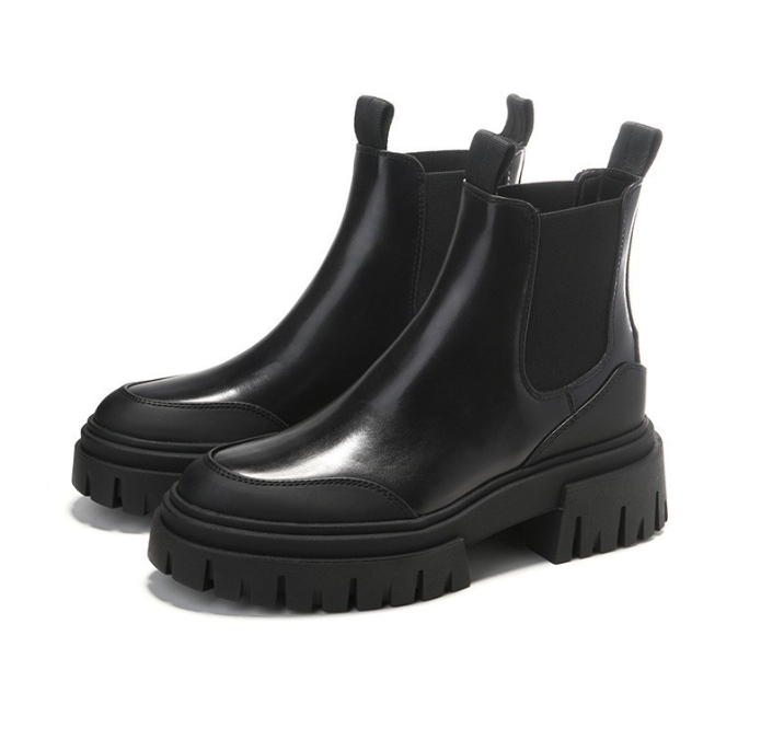 Round Toe Short Boots