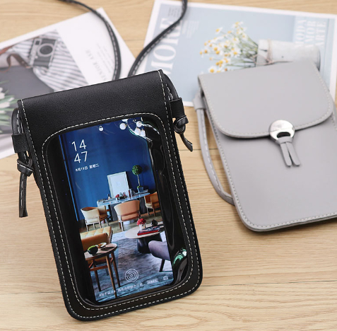 Sac pour téléphone mobile diagonal en diverses couleurs